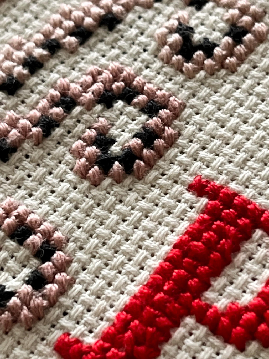 Cross Stitch Birth Sampler Alphabet Sampler Kit - finished design 46cm x 34cm