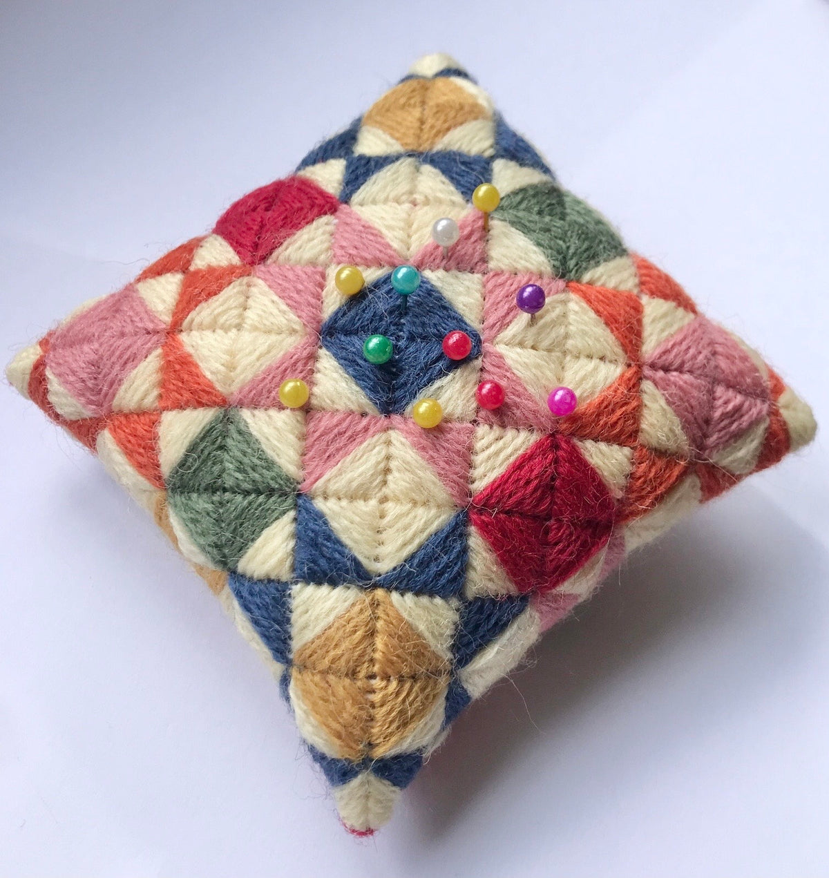 Needlepoint Pincushion Kit: Appletons Crewel Wool Tapestry