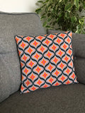 Bargello Needlepoint 14" Cushion Kit: Pomegranate Tapestry with Appletons Wool