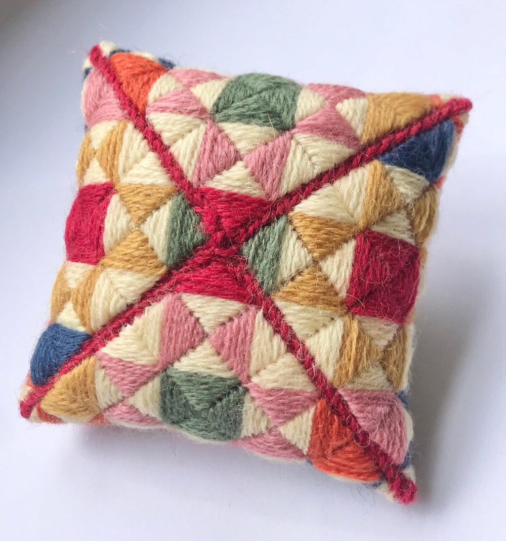 Needlepoint Pincushion Kit: Appletons Crewel Wool Tapestry