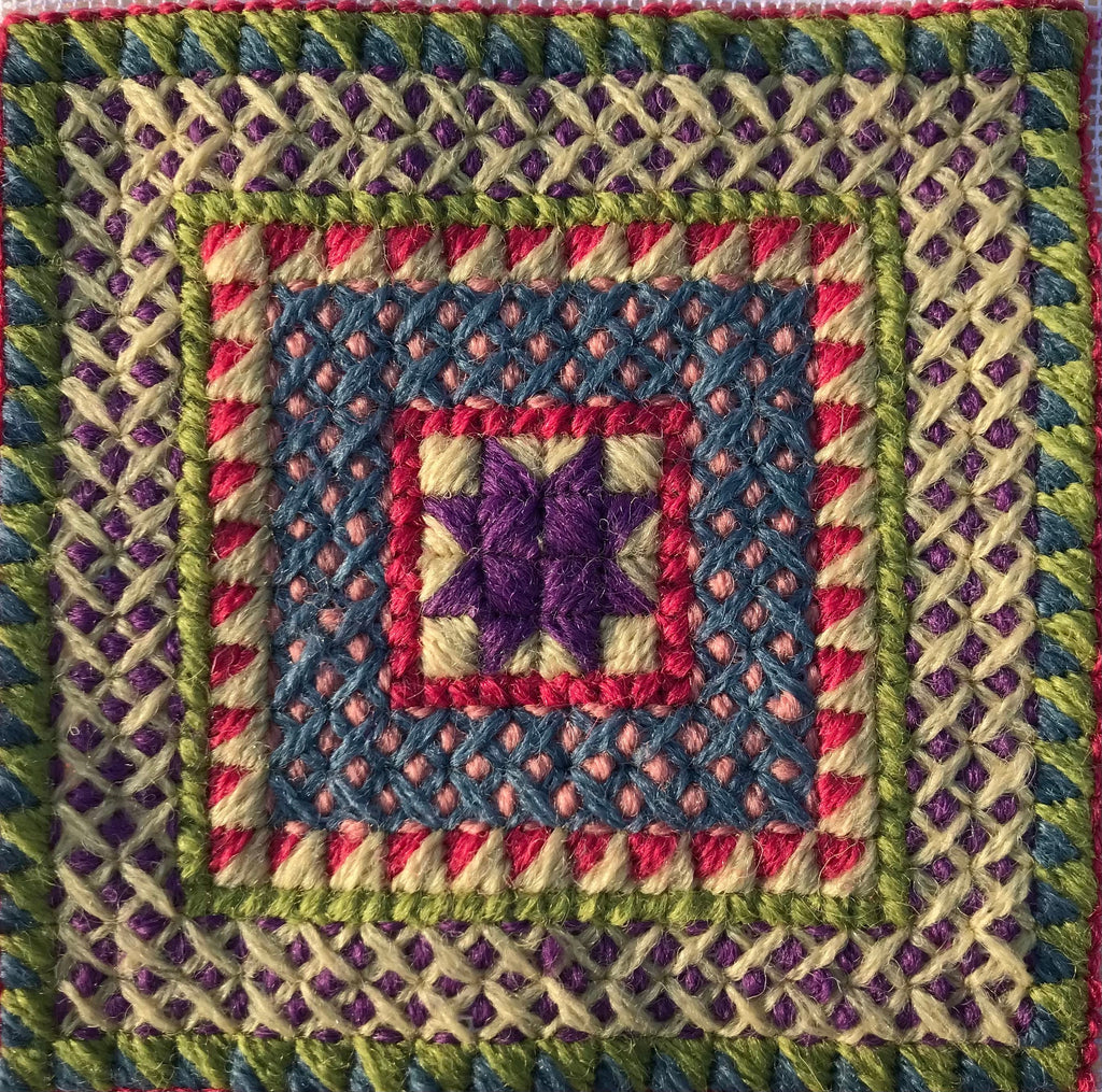 Tapestry Pincushion Kit: Appletons Wool Needlepoint Embroidery