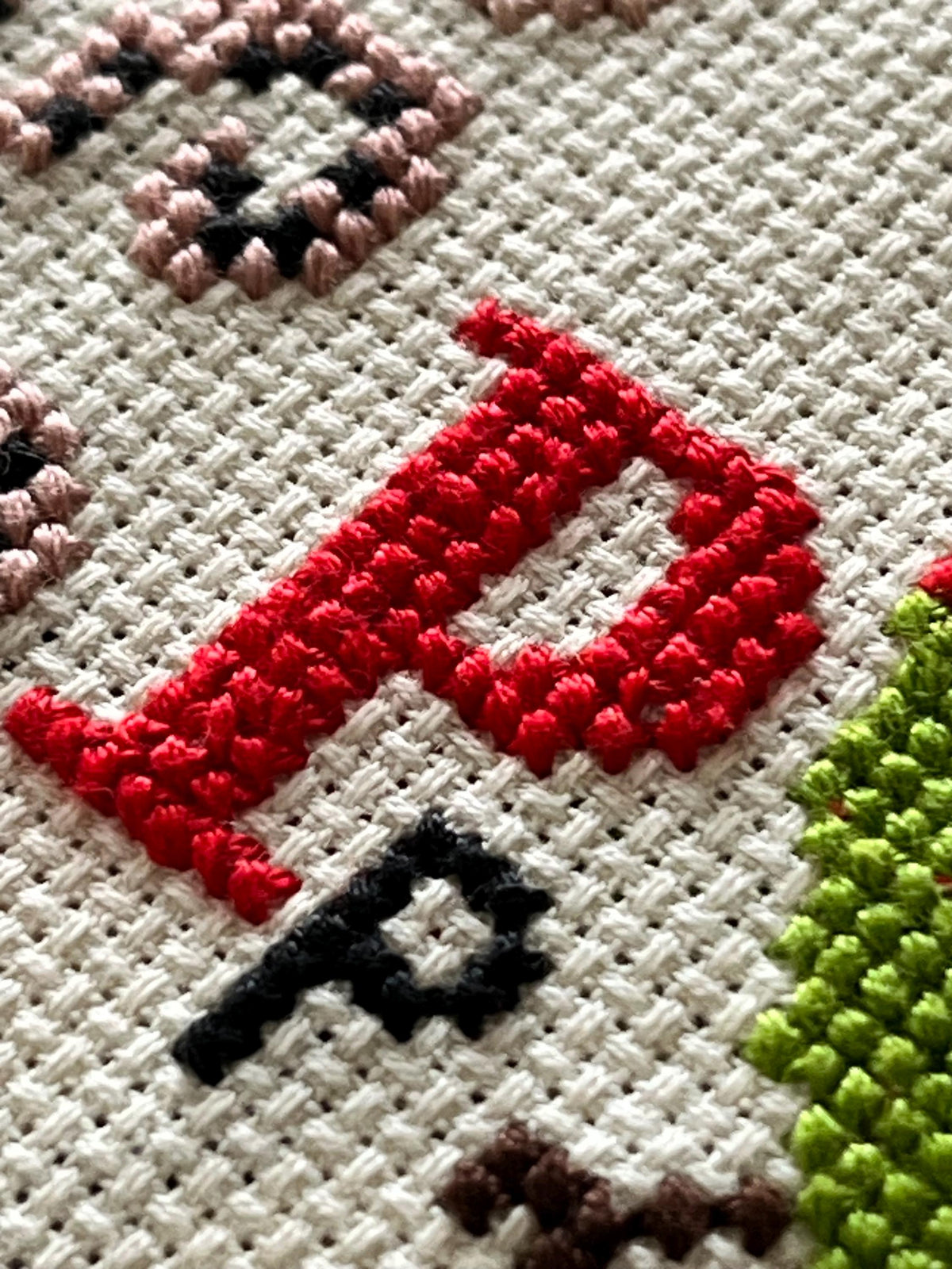 Cross Stitch Birth Sampler Alphabet Sampler Kit - finished design 46cm x 34cm