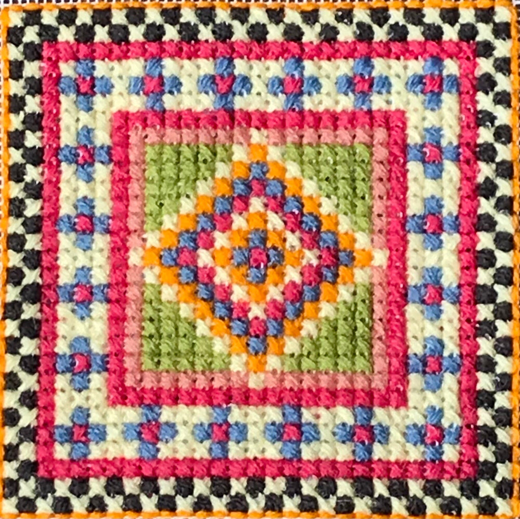 Pincushion Cross Stitch Kit, Needlepoint Kit, Embroidery Kit, Cross Stitch Pincushion Kit, Needlepoint Pincushion Kit