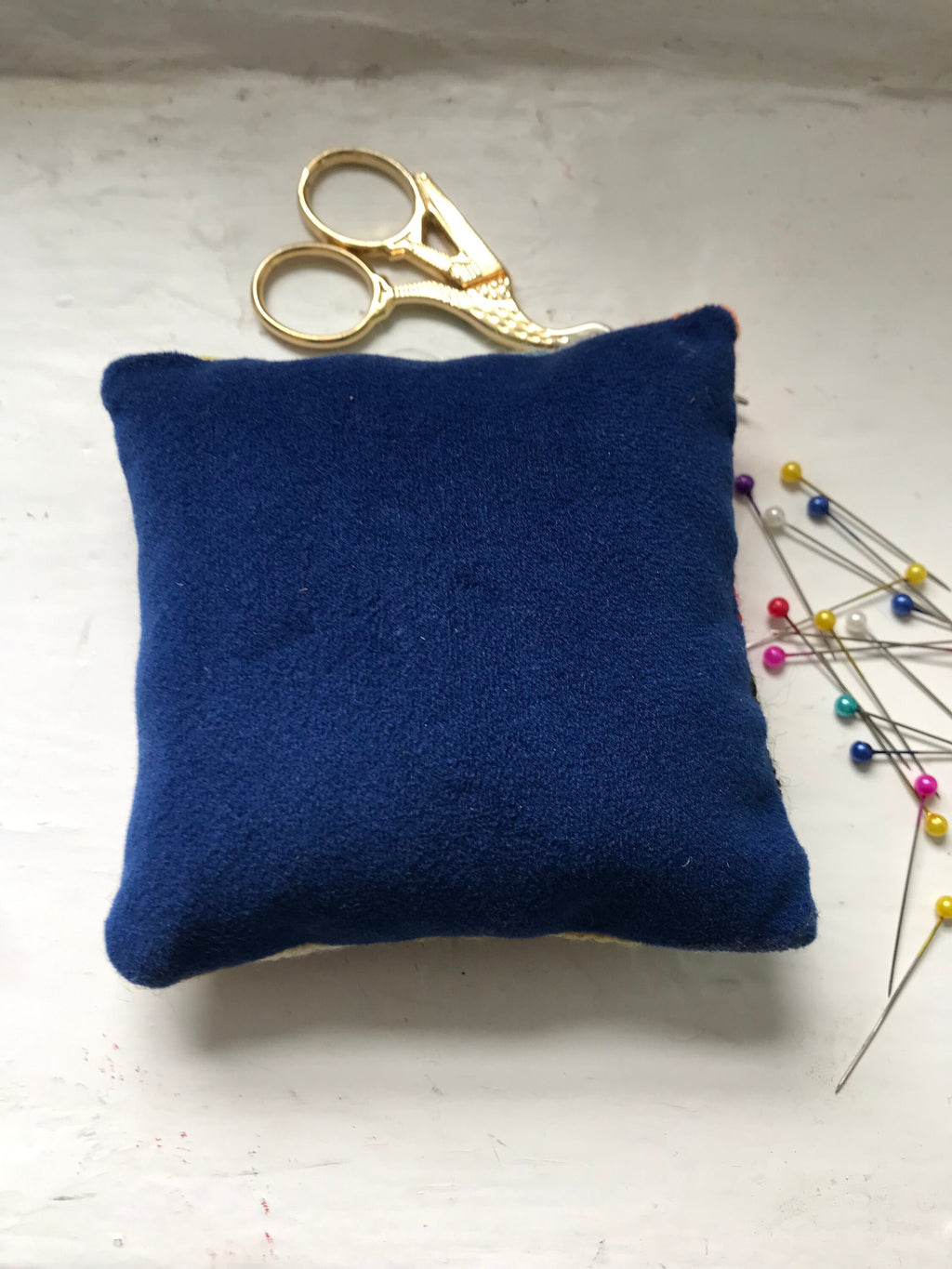 Needlepoint Pincushion Kit: Appletons Wool Tapestry, Zweigart Canvas