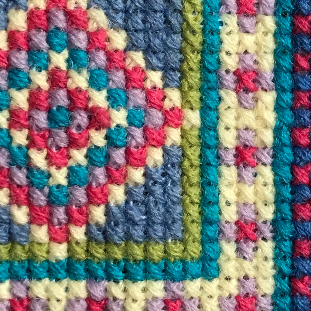 Cross Stitch Kit: Pincushion Appletons Wool, Designed in England