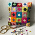 Needlepoint Pincushion Kit: Appletons Wool Tapestry, Zweigart Canvas