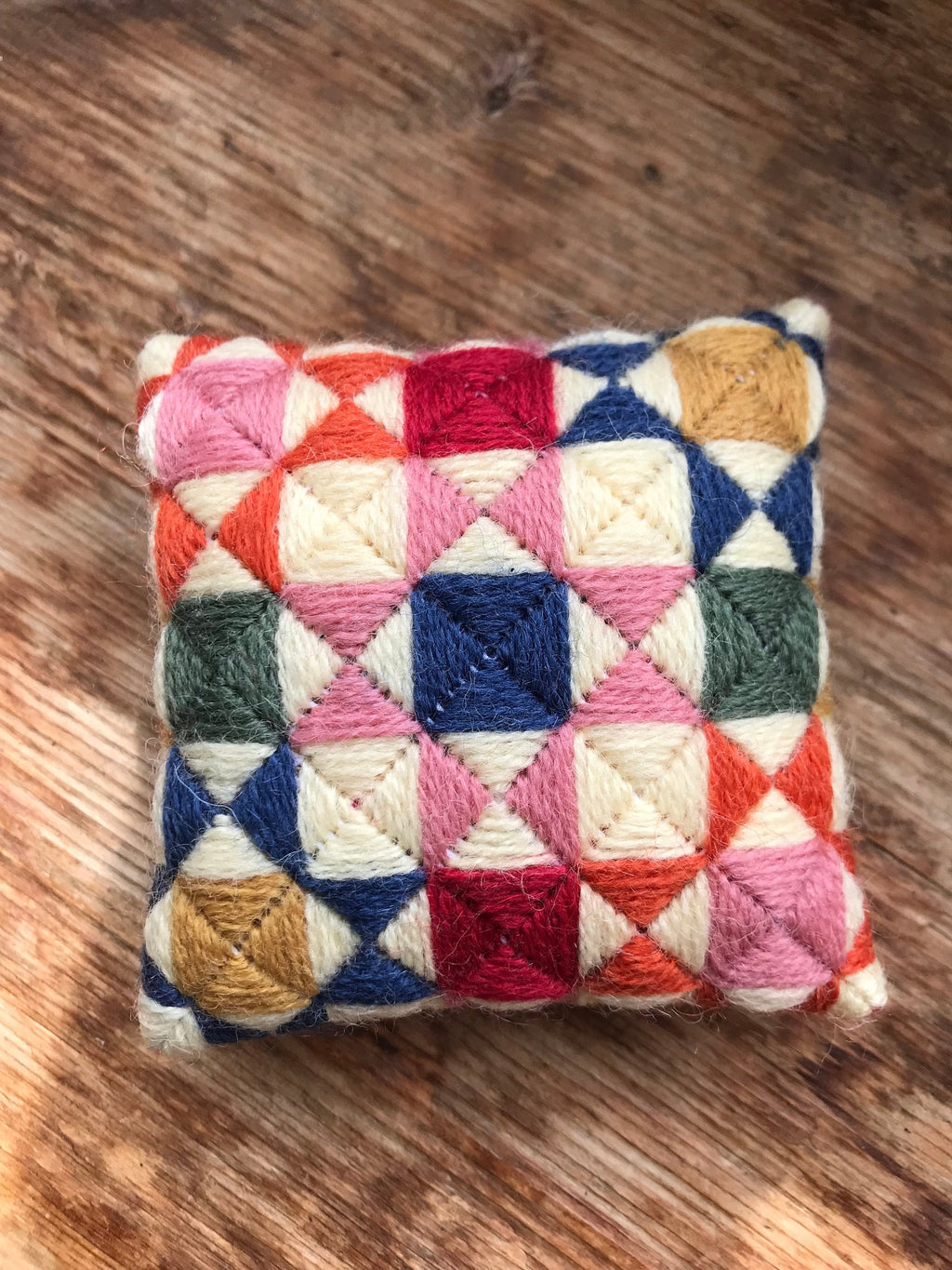 Needlepoint Pincushion Kit: Appletons Crewel Wool Tapestry