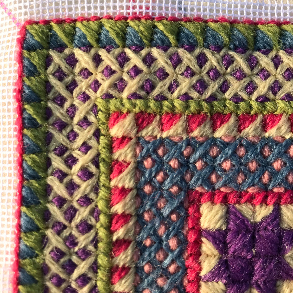 Tapestry Pincushion Kit: Appletons Wool Needlepoint Embroidery