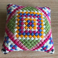 Pincushion Cross Stitch Kit, Needlepoint Kit, Embroidery Kit, Cross Stitch Pincushion Kit, Needlepoint Pincushion Kit