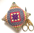 Tapestry Pincushion Kit: Appletons Wool Needlepoint Embroidery